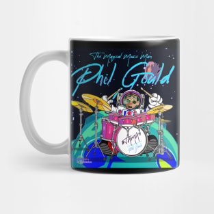 Tiny Phil Space Drummer Mug